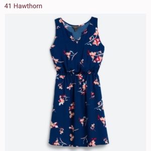 41 Hawthorn Trisha split neck dress